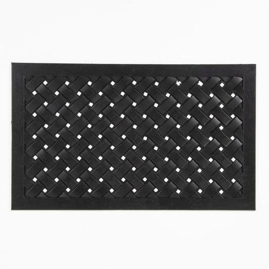 Reddish Rubber Lattice Doormat