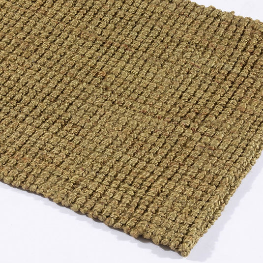 Whitefield Handwoven Boucle Olive Doormat