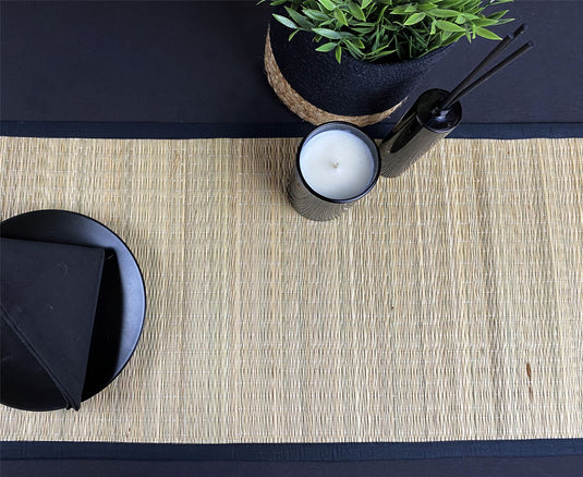 Spey Black Table Runner