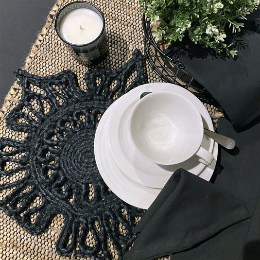 Severn Black Placemats