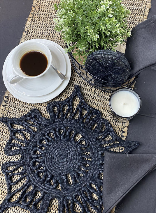 Severn Black Placemats