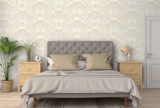 Floral Trail Neutral Wallpaper