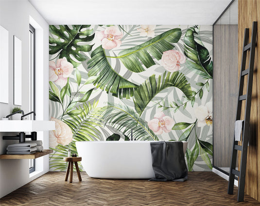 Bright Tropic Mural Wallpaper