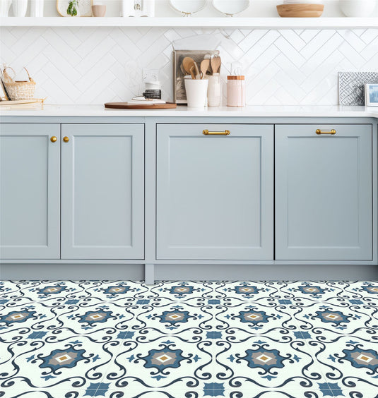 Motif Blue Artifix Floor Tile