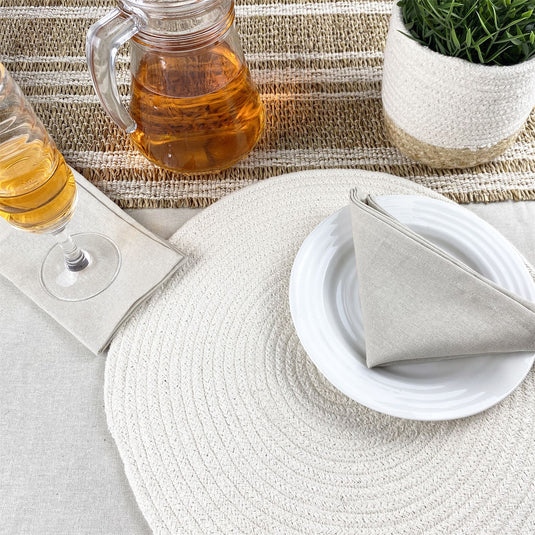 Tweed Cream Placemats