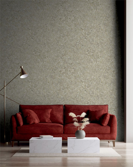 Textured Marble Cappuccino / Gold Wallpaper