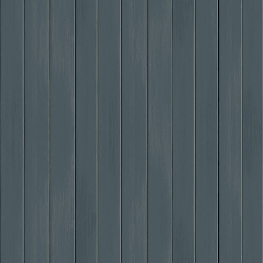 Flat Wooden Plank Blue Wallpaper