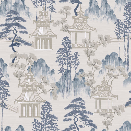 Japanese Pagoda Blue Grey sw12