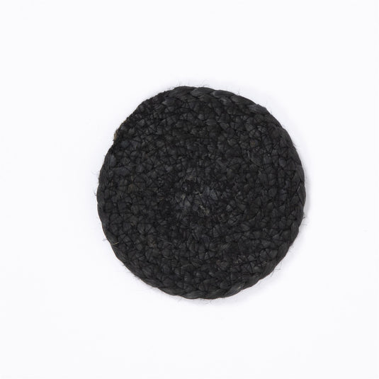 Ure Black Coasters with Tie