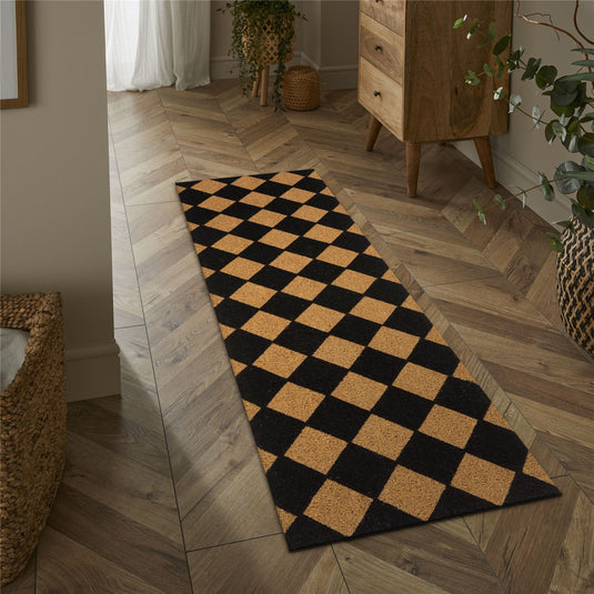 Astley Diamonds Printed Coir Doormat