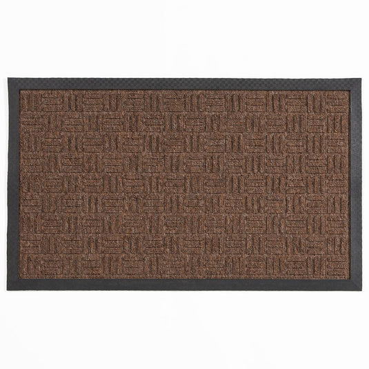 Millbrook Cross Embossed Beige Doormat