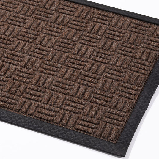 Millbrook Cross Embossed Beige Doormat