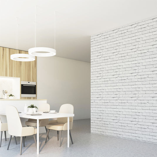 White Brick Wallpaper sw12