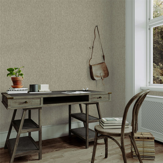 Urban Weave Hessian Wallpaper