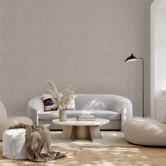 Urban Weave Taupe Wallpaper