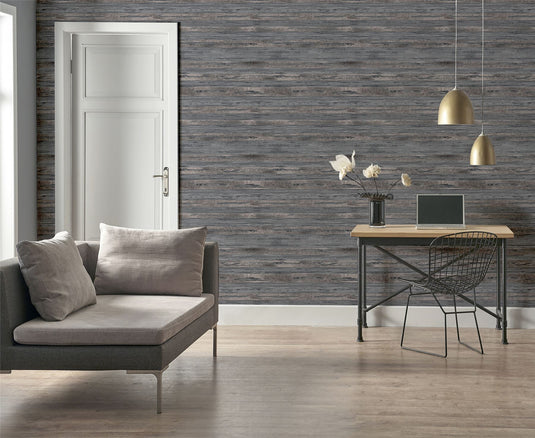 Sahara Charcoal/Rose Gold Wallpaper