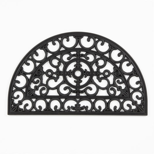 Radcliffe Half Moon Rubber Iron Doormat