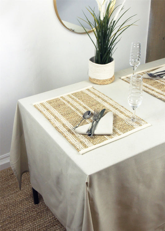 Avon Beige Tablecloth