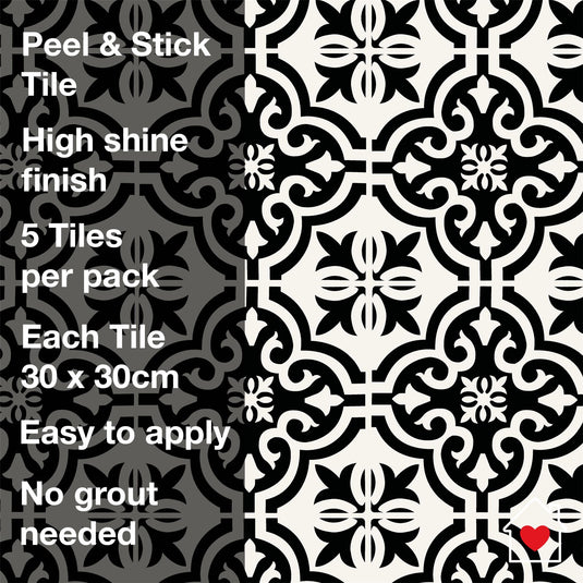 Black Motif Artifix Wall Tiles