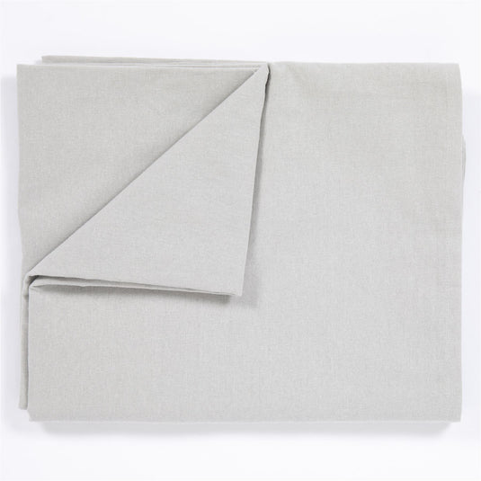 Avon 100% Cotton 240x140cm Grey Tablecloth