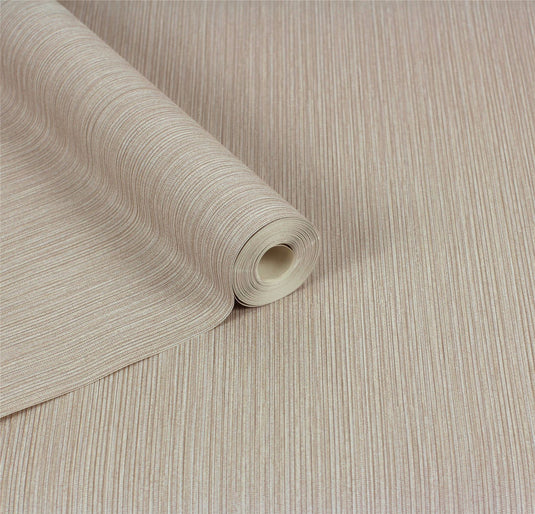 Japandi Grasscloth Neutral Wallpaper