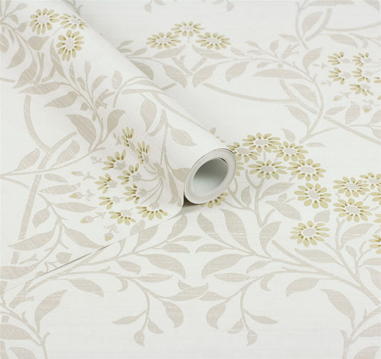 Floral Trail Neutral Wallpaper