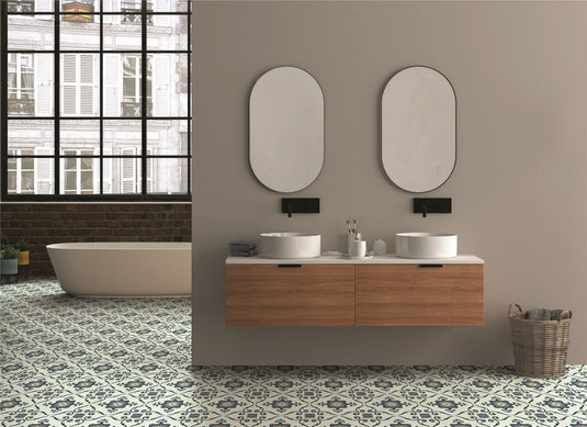 Motif Blue Artifix Floor Tile