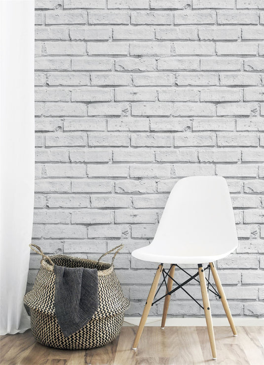 White Brick Wallpaper sw12