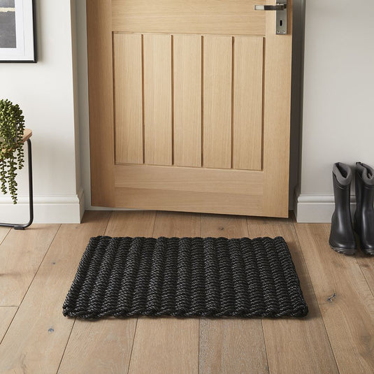 Didsbury Braided Charcoal Doormat