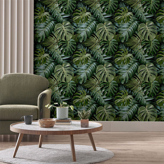 Living Wall Green Wallpaper