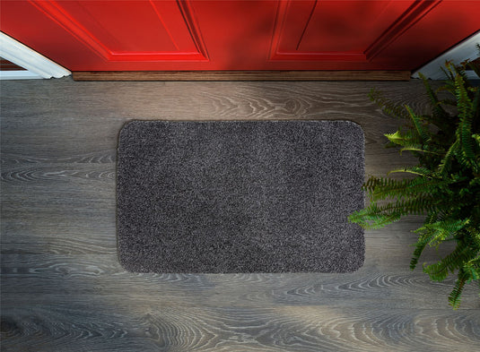 Bowden Polyester Graphite Cotton Doormat