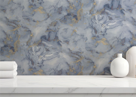 Marble Blue Wallpaper