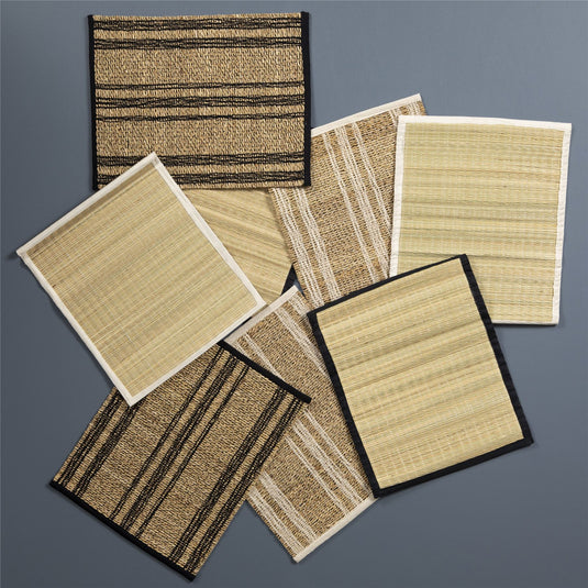 Tay Seagrass/ Cotton 35x45cm Cream Set of 2 Placemats