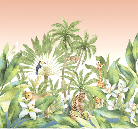 Jungle Time Mural Wallpaper