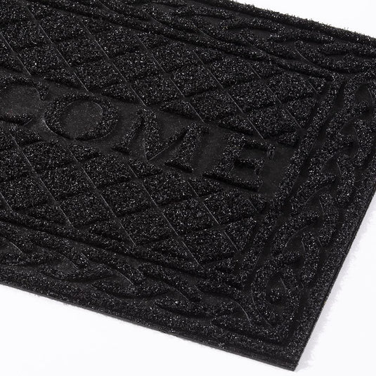 Romiley Welcome Rubber Crumb Scrapper Doormat