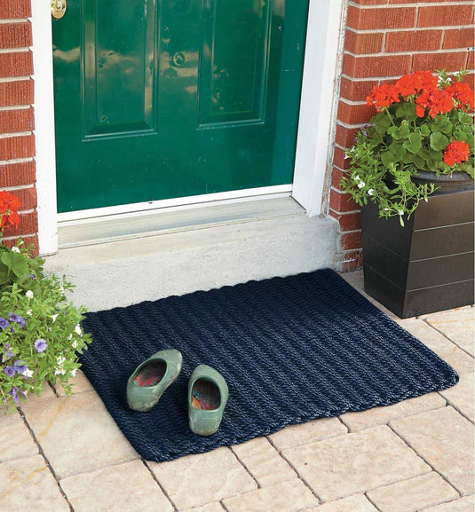 Didsbury Braided Navy Doormat