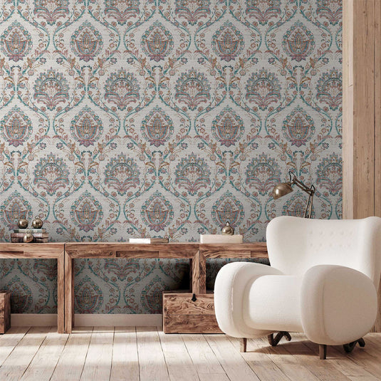 Fantastical Damask Multi Wallpaper