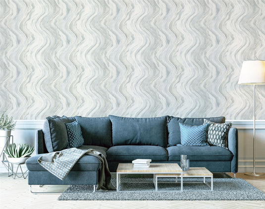 Chakra Stone Taupe Wallpaper