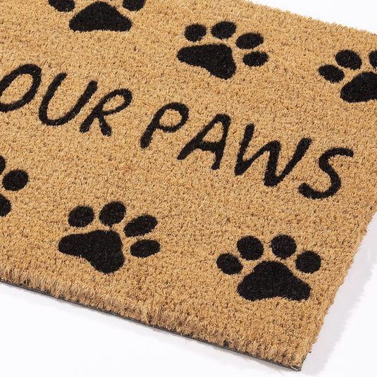 Astley Wipe Your Paws Printed Coir Doormat