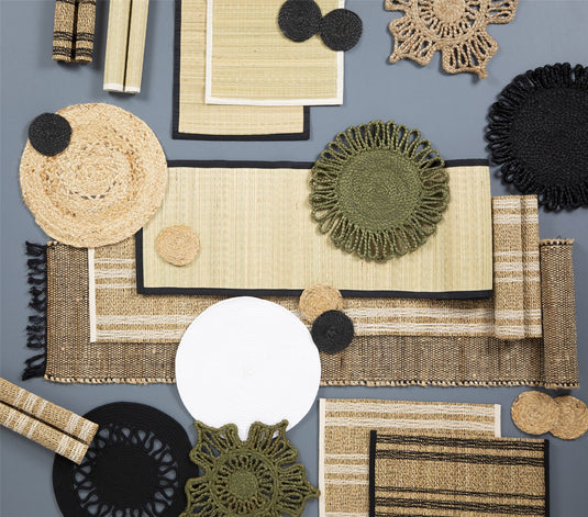 Nene Black Placemats