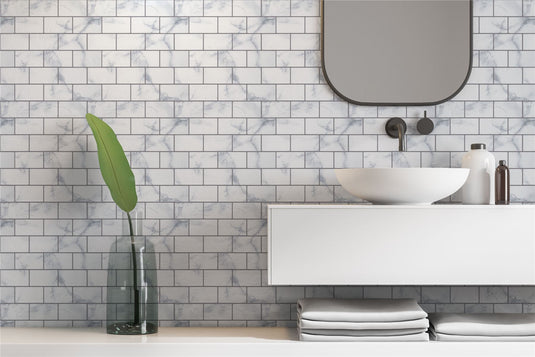 Marble Brick Grey Wall Tile