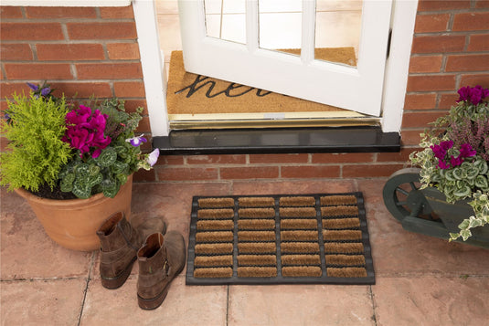 Middleton Rod Coir and Rubber Natural Doormat