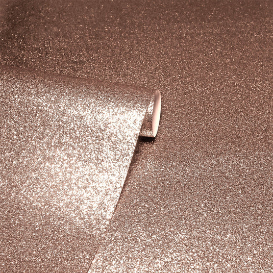 Sequin Sparkle Rose Gold Wallpaper