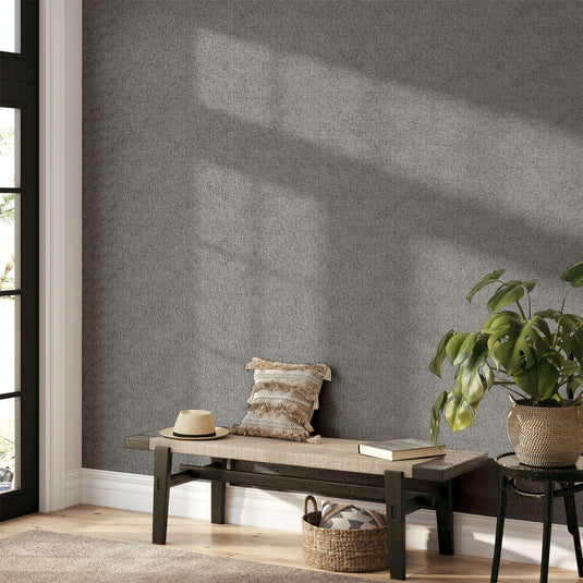 Cosy Texture Charcoal Wallpaper