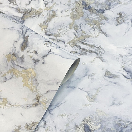 Bahia Marble Mono Gold Wallpaper