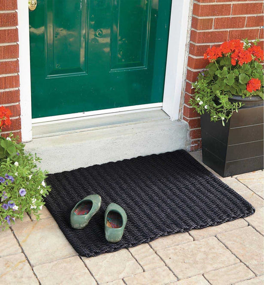 Didsbury Braided Charcoal Doormat