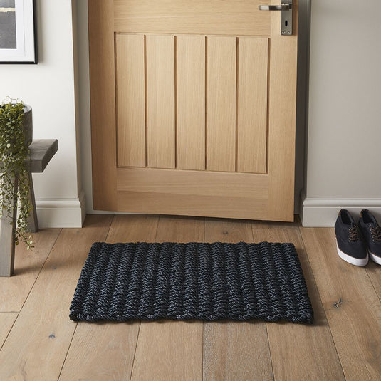 Didsbury Braided Navy Doormat