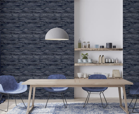 Sahara Denim Blue Wallpaper sw6