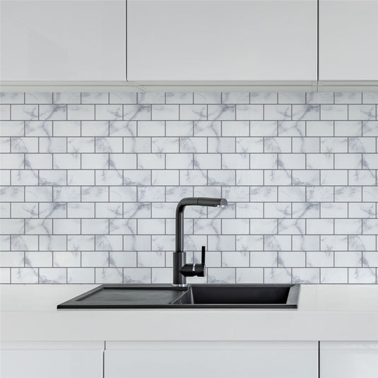 Marble Brick Grey Wall Tile