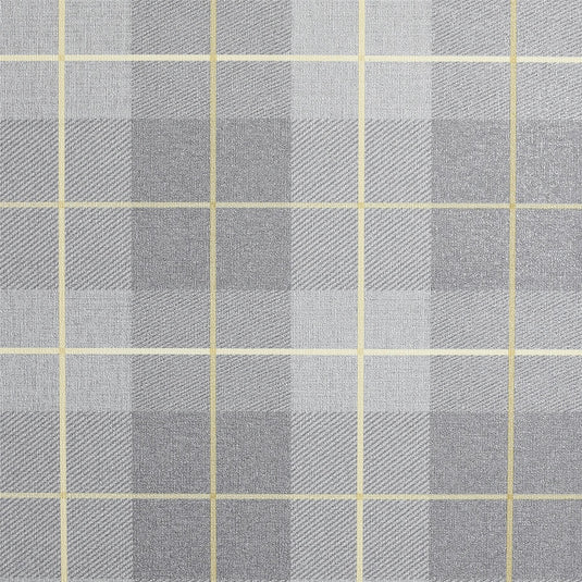 Heritage Tartan Ochre/Grey Wallpaper